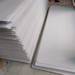 nhựa làm rập pvc rạng đông trắng đục