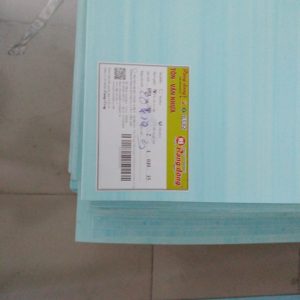 nhựa làm rập pvc rạng đông vân xanh